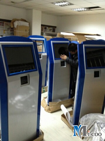 我公司成功交付連云港東?？h公安局觸摸查詢機(jī)19套